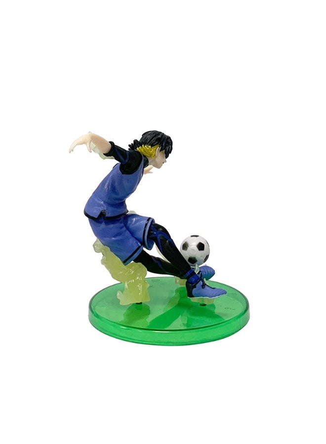 Blue Lock Bachira Meguru Kicking Football Figure Model, Decoration  Gift 11.5 cm - Image 3
